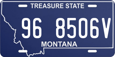 MT license plate 968506V