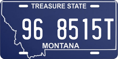 MT license plate 968515T