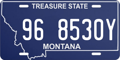 MT license plate 968530Y