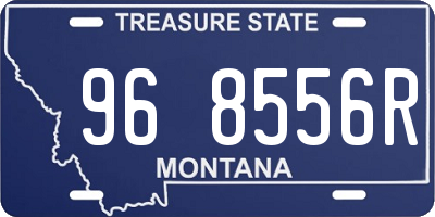 MT license plate 968556R