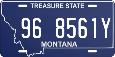 MT license plate 968561Y