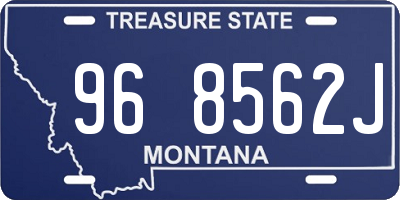 MT license plate 968562J