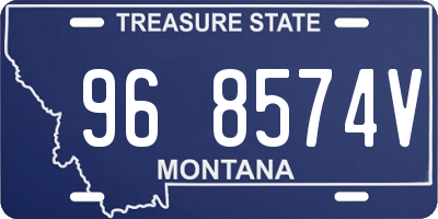 MT license plate 968574V
