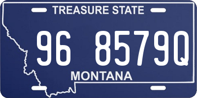 MT license plate 968579Q