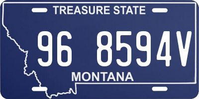 MT license plate 968594V