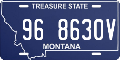 MT license plate 968630V