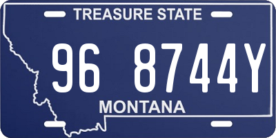 MT license plate 968744Y
