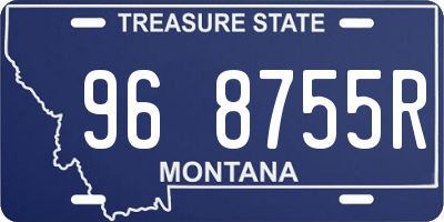 MT license plate 968755R