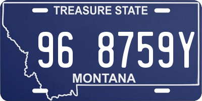 MT license plate 968759Y