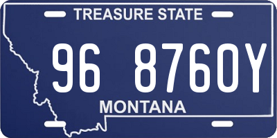 MT license plate 968760Y
