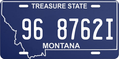 MT license plate 968762I