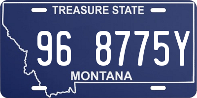MT license plate 968775Y