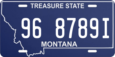 MT license plate 968789I