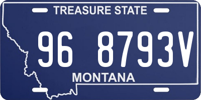 MT license plate 968793V