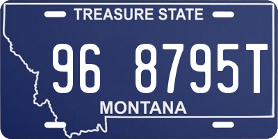 MT license plate 968795T