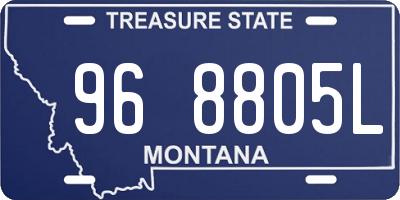 MT license plate 968805L