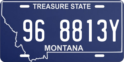 MT license plate 968813Y