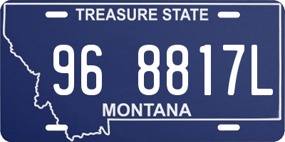MT license plate 968817L