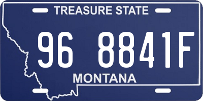MT license plate 968841F