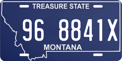MT license plate 968841X