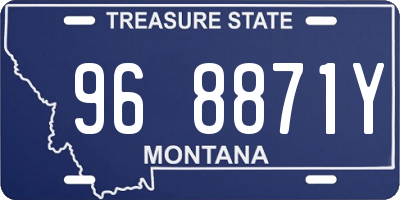 MT license plate 968871Y