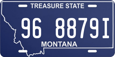 MT license plate 968879I
