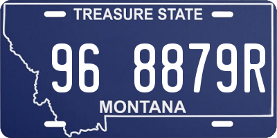 MT license plate 968879R