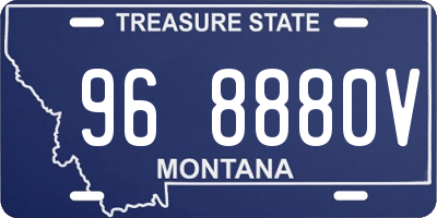 MT license plate 968880V
