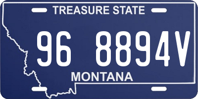MT license plate 968894V