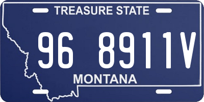 MT license plate 968911V
