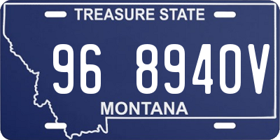 MT license plate 968940V