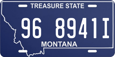 MT license plate 968941I