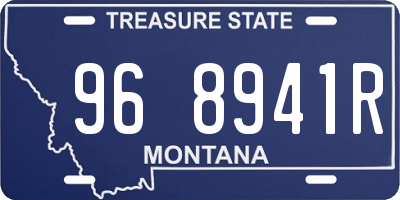 MT license plate 968941R