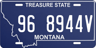 MT license plate 968944V