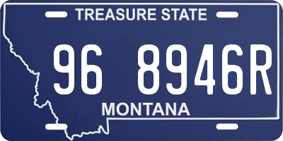 MT license plate 968946R