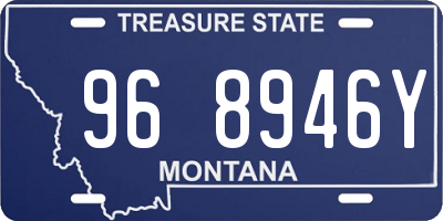 MT license plate 968946Y