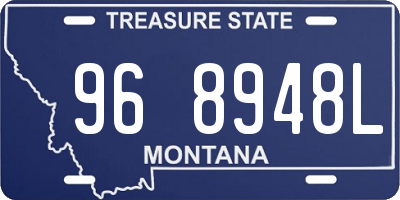MT license plate 968948L