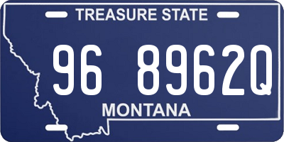 MT license plate 968962Q