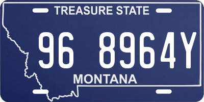 MT license plate 968964Y