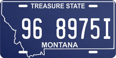 MT license plate 968975I