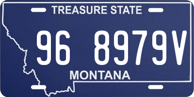 MT license plate 968979V