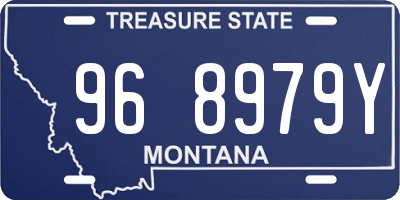 MT license plate 968979Y