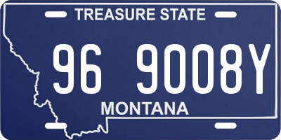 MT license plate 969008Y