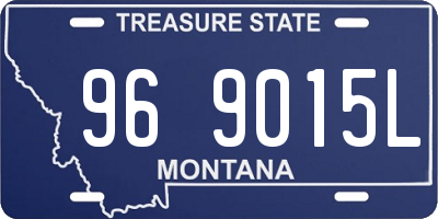 MT license plate 969015L