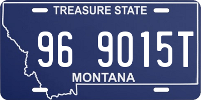 MT license plate 969015T