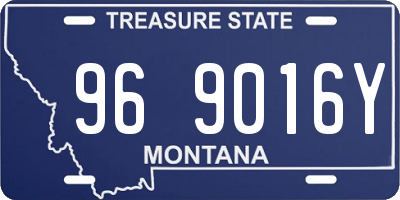 MT license plate 969016Y
