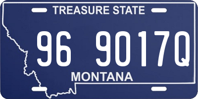 MT license plate 969017Q