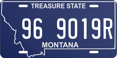 MT license plate 969019R