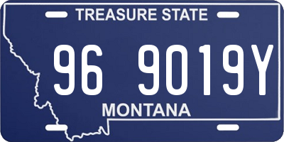 MT license plate 969019Y