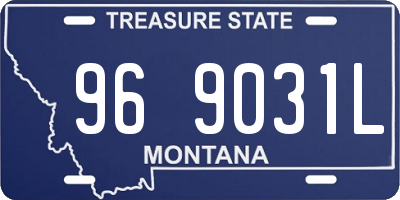 MT license plate 969031L
